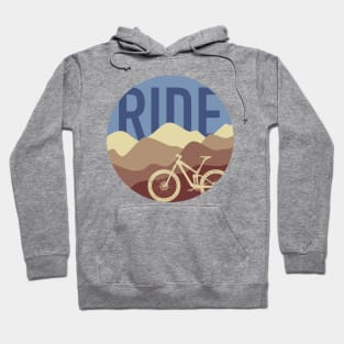 Ride MTB - Mountain Bike Vintage Colors Hoodie